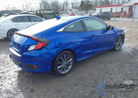 2019 Honda Civic Ex z USA, uszkodzony, nr VIN 2HGFC3B33KH350359